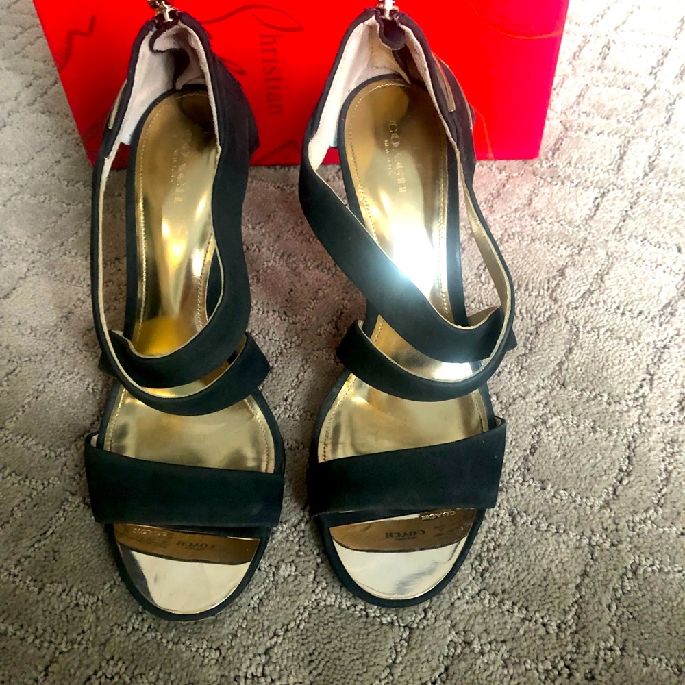Coach Black Heels
